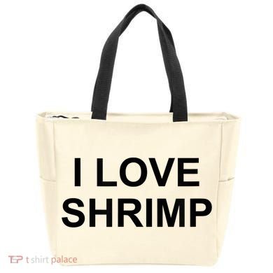I Love Shrimp Tote Bag