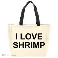 I Love Shrimp Tote Bag thumb 0