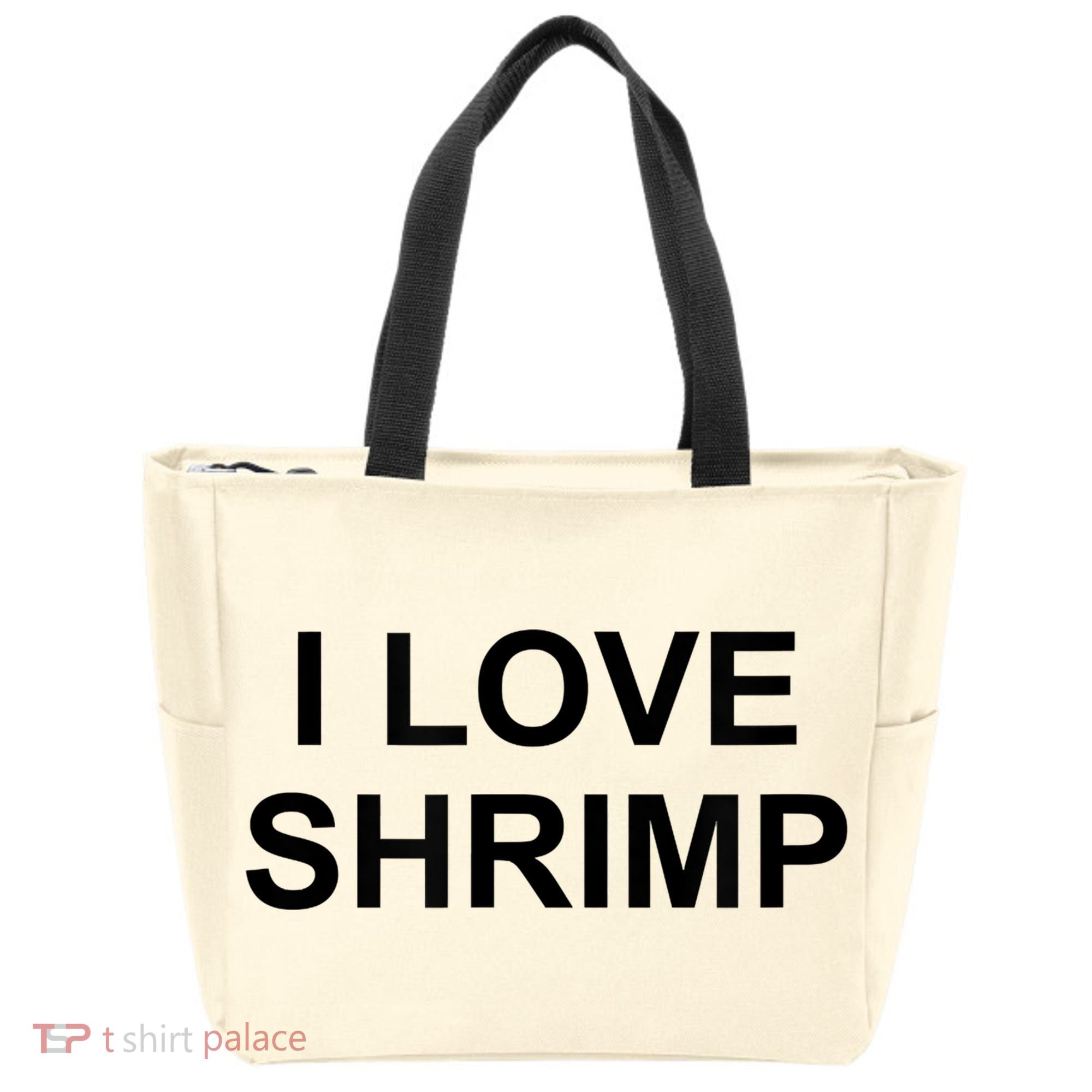 I Love Shrimp Tote Bag