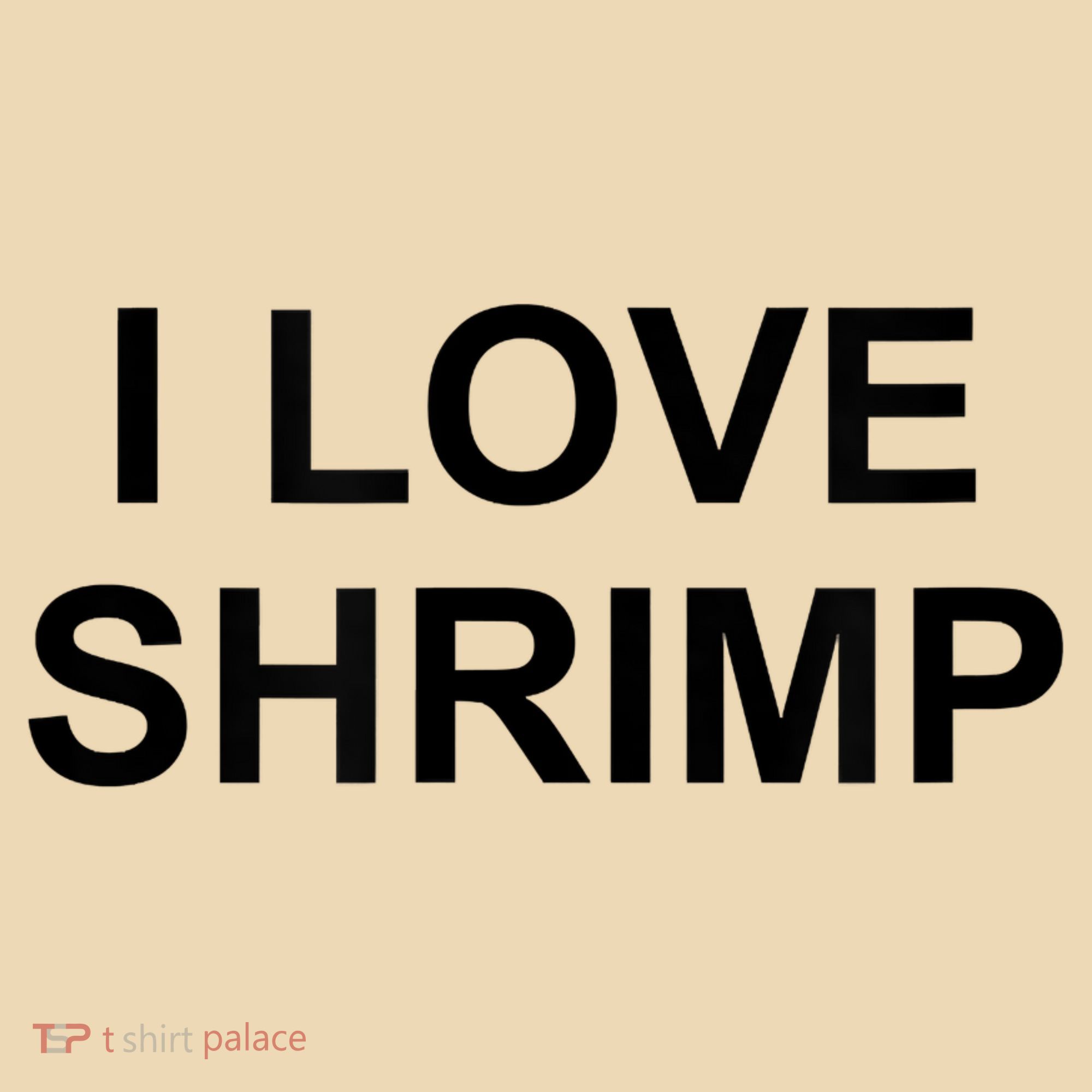 I Love Shrimp Tote Bag