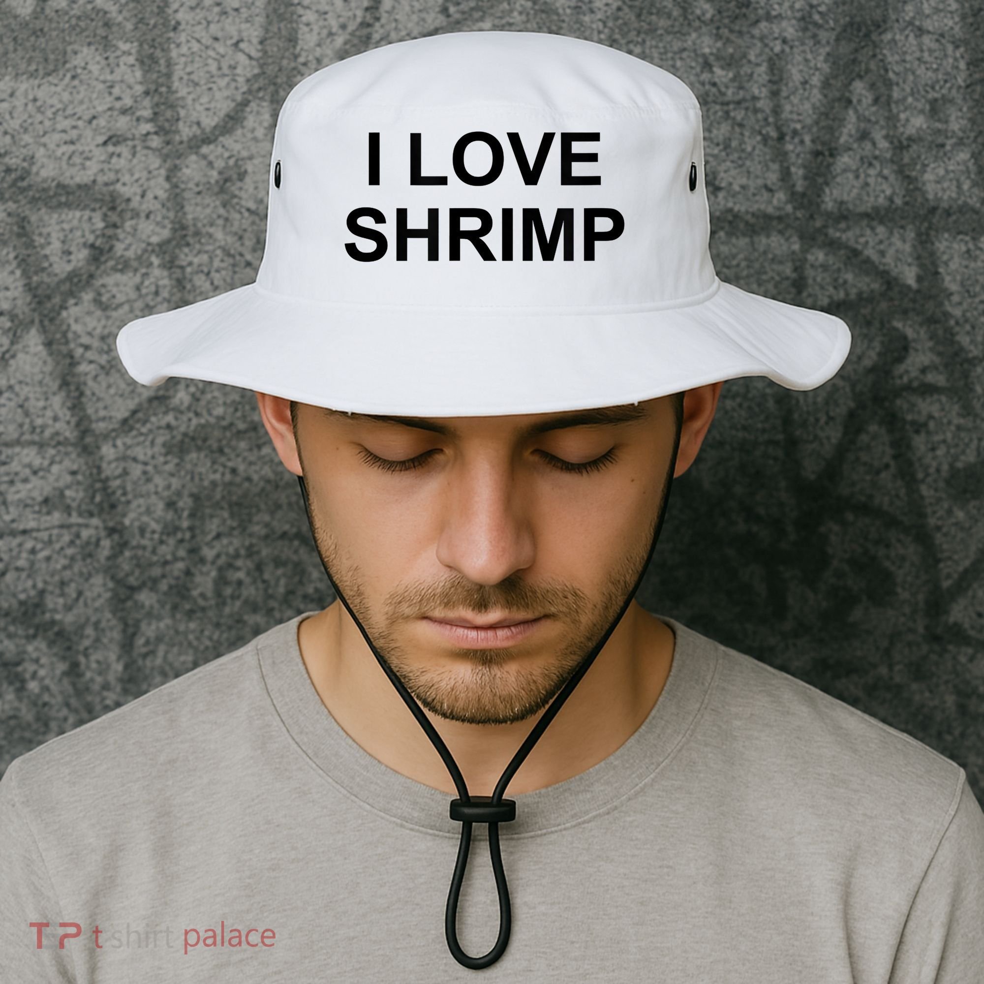 I Love Shrimp Bucket Hat