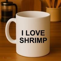 I Love Shrimp Coffee Mug thumb 4