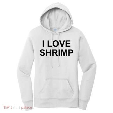 I Love Shrimp Women's Hoodie