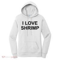 I Love Shrimp Women's Hoodie thumb 0