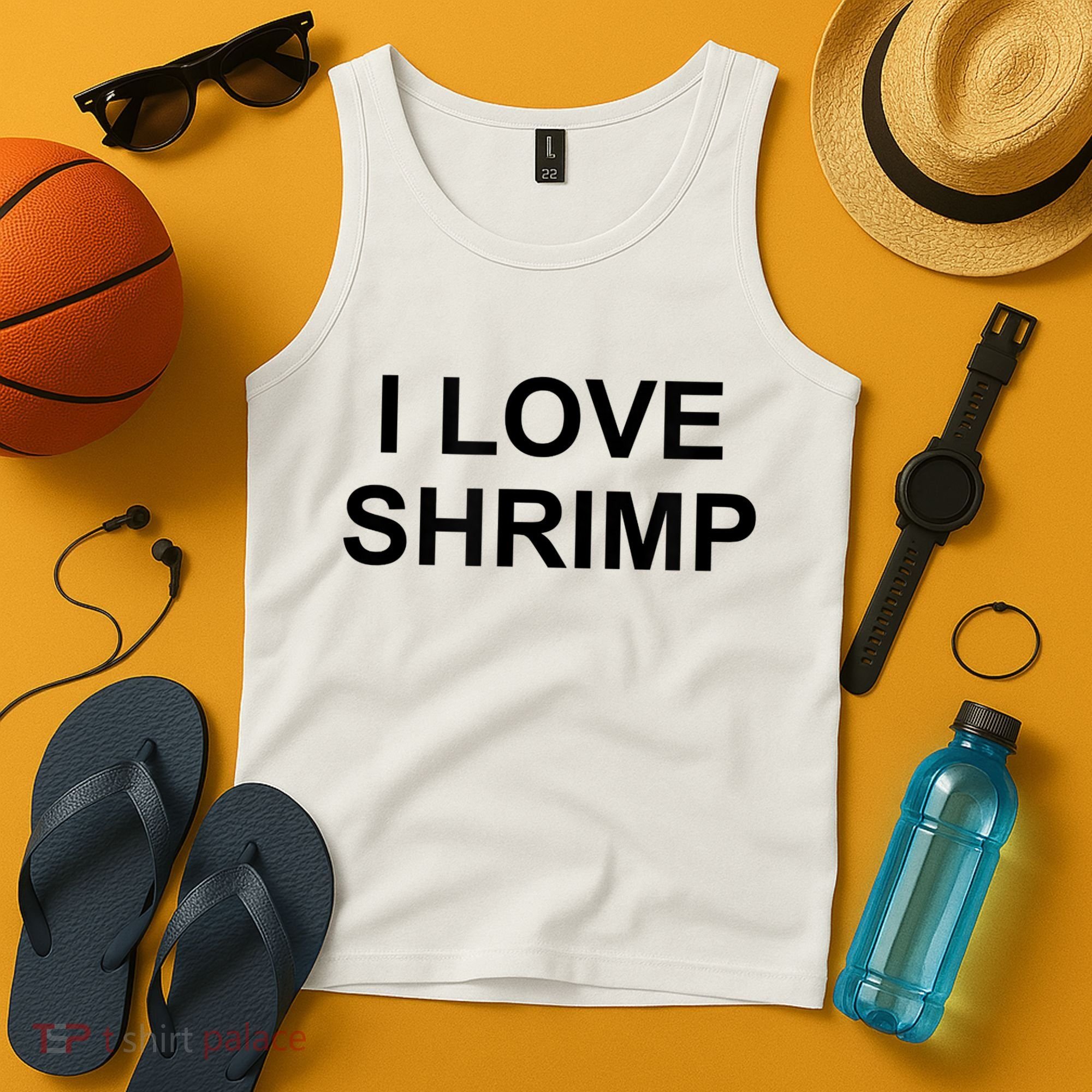 I Love Shrimp Tank Top