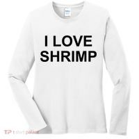 I Love Shrimp Women's Long Sleeve Shirt thumb 0