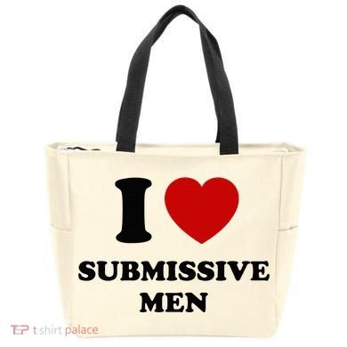 I Love Submissive M.E.N Tote Bag