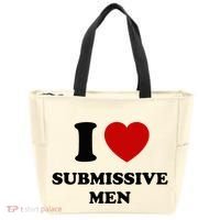 I Love Submissive M.E.N Tote Bag thumb 0