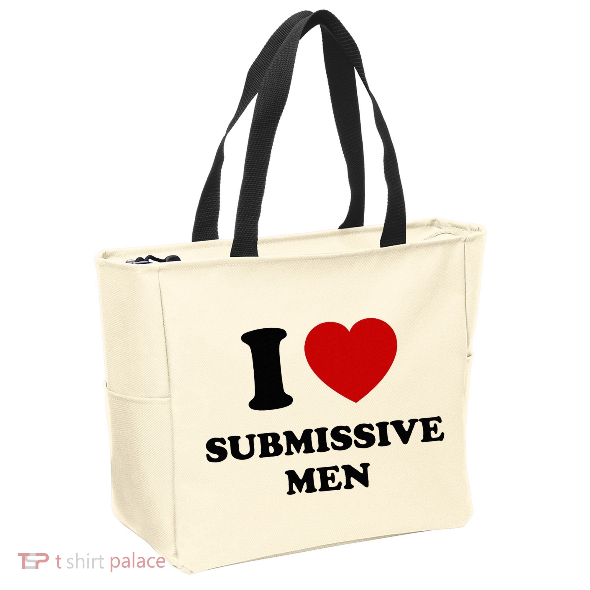 I Love Submissive M.E.N Tote Bag