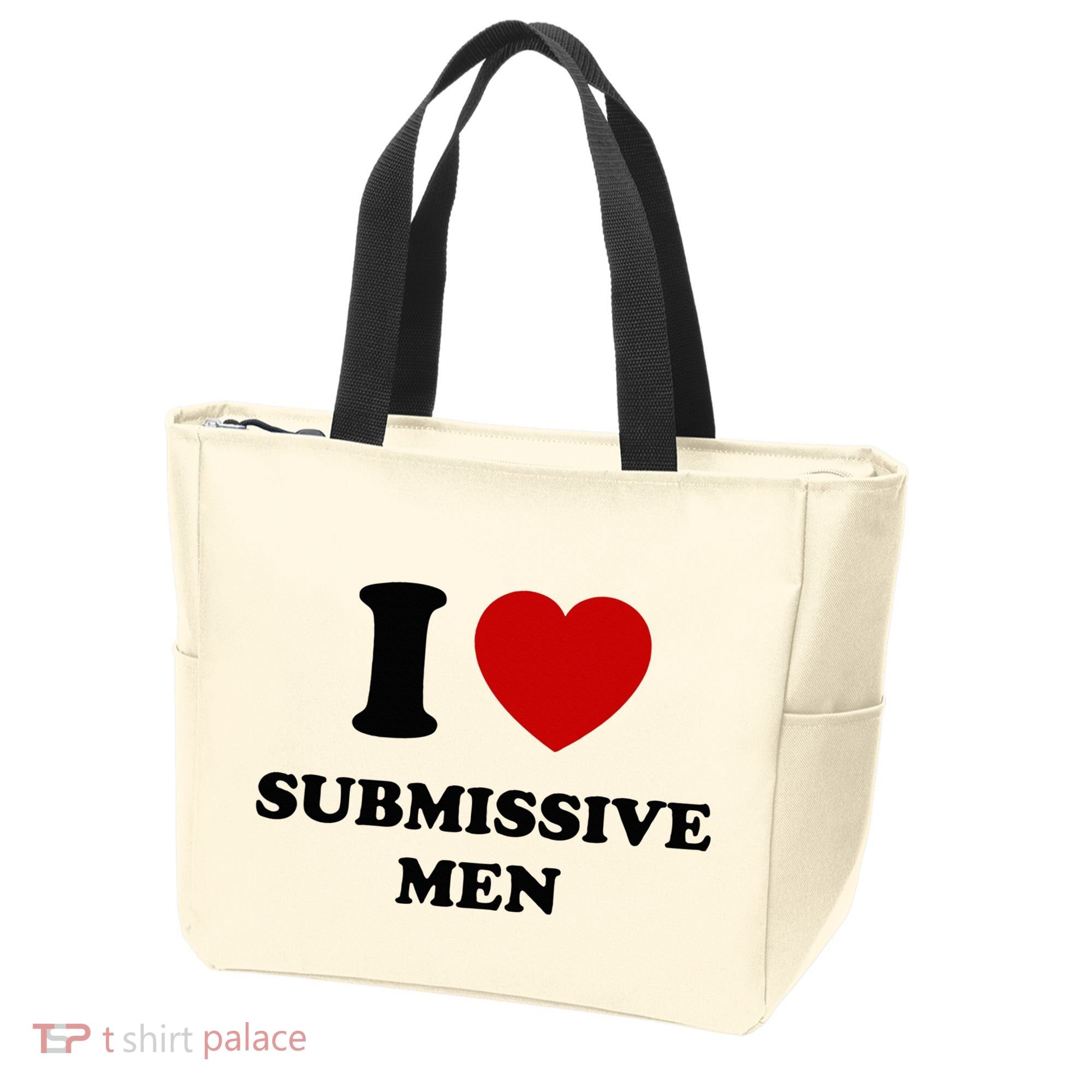 I Love Submissive M.E.N Tote Bag