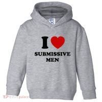 I Love Submissive M.E.N Toddler Hoodie thumb 0