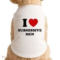 I Love Submissive M.E.N Doggie Tank thumb 0