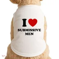 I Love Submissive M.E.N Doggie Tank thumb 0