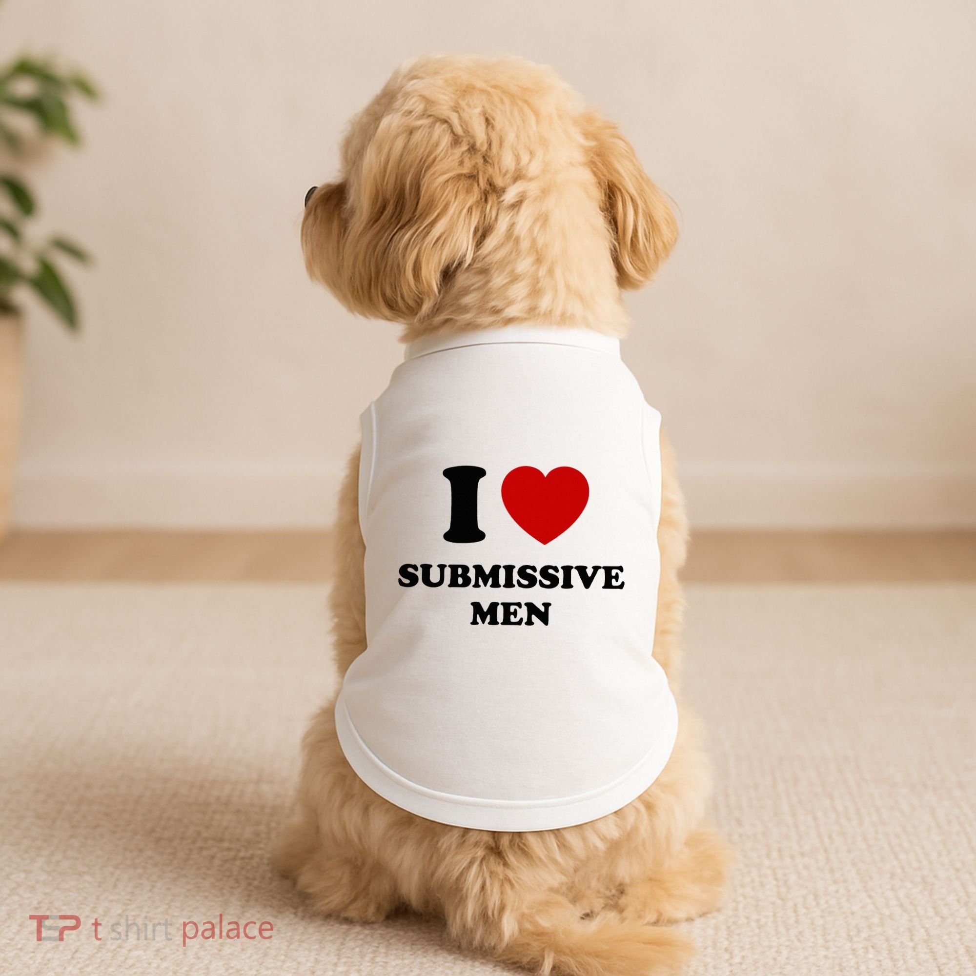 I Love Submissive M.E.N Doggie Tank