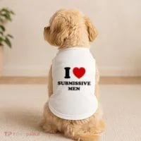 I Love Submissive M.E.N Doggie Tank thumb 2