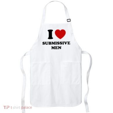 I Love Submissive M.E.N Apron