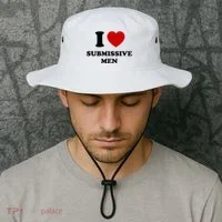 I Love Submissive M.E.N Bucket Hat thumb 2