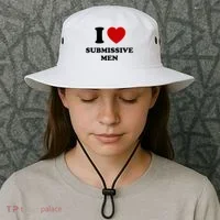 I Love Submissive M.E.N Bucket Hat thumb 3