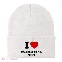 I Love Submissive M.E.N Beanie thumb 0
