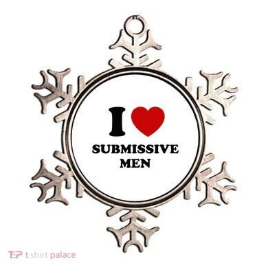 I Love Submissive M.E.N Ornament