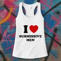 I Love Submissive M.E.N Women's Tank Top thumb 3
