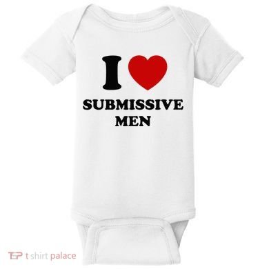 I Love Submissive M.E.N Baby Bodysuit