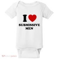 I Love Submissive M.E.N Baby Bodysuit thumb 0