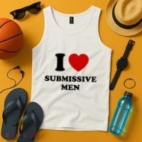 I Love Submissive M.E.N Tank Top thumb 4