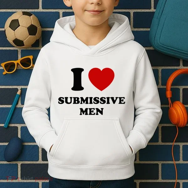 I Love Submissive M.E.N Kids Hoodie