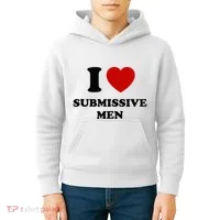 I Love Submissive M.E.N Kids Hoodie thumb 4