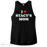 I Love Stacy's Mom Heart Hot Funny Meme Ladies PosiCharge Tri-Blend Wicking Tank thumb 0