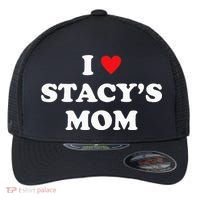 I Love Stacy's Mom Heart Hot Funny Meme Flexfit Unipanel Trucker Cap thumb 0