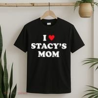 I Love Stacy's Mom Heart Hot Funny Meme T-Shirt thumb 2