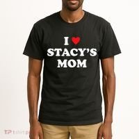 I Love Stacy's Mom Heart Hot Funny Meme Tall T-Shirt thumb 2