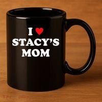 I Love Stacy's Mom Heart Hot Funny Meme 11oz C Handle Ceramic Mug thumb 3