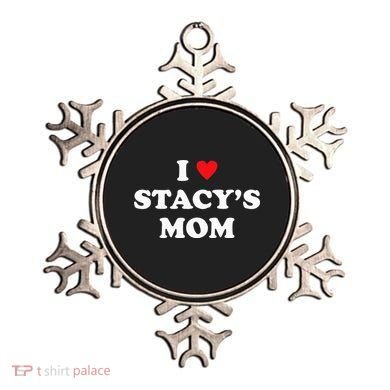 I Love Stacy's Mom Heart Hot Funny Meme Ornament