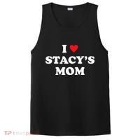 I Love Stacy's Mom Heart Hot Funny Meme PosiCharge Competitor Tank thumb 0