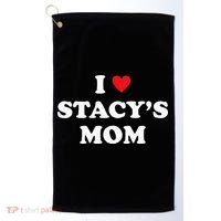 I Love Stacy's Mom Heart Hot Funny Meme Golf Towel thumb 0