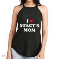 I Love Stacy's Mom Heart Hot Funny Meme Women's Perfect Tri Rocker Tank thumb 2