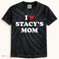 I Love Stacy's Mom Heart Hot Funny Meme Kids Tie-Dye T-Shirt thumb 0