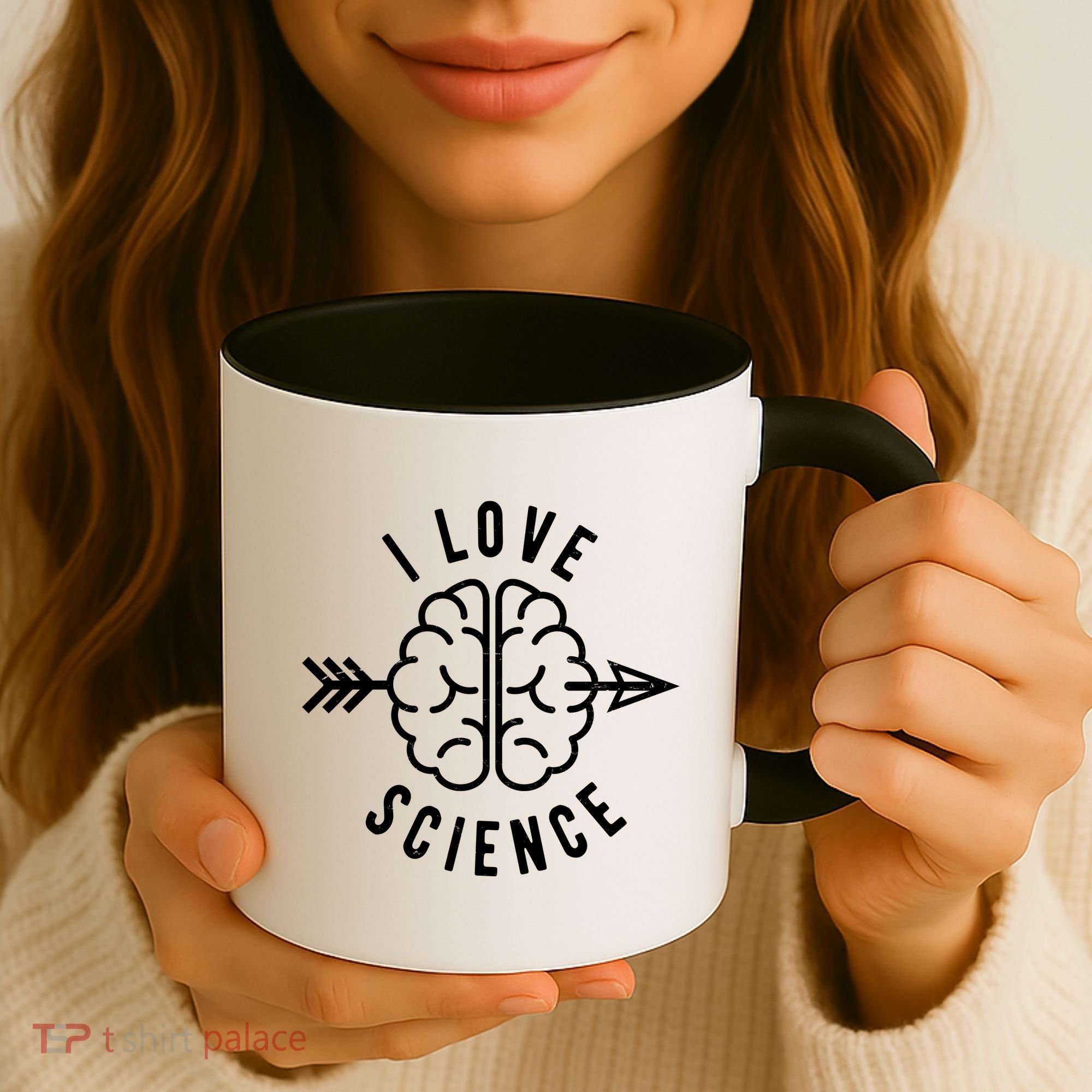 I Love Science Brain Coffee Mug