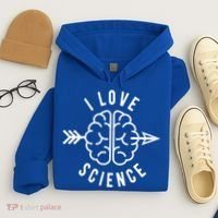 I Love Science Brain Hoodie thumb 4