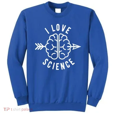 I Love Science Brain Sweatshirt