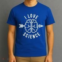 I Love Science Brain T-Shirt thumb 3
