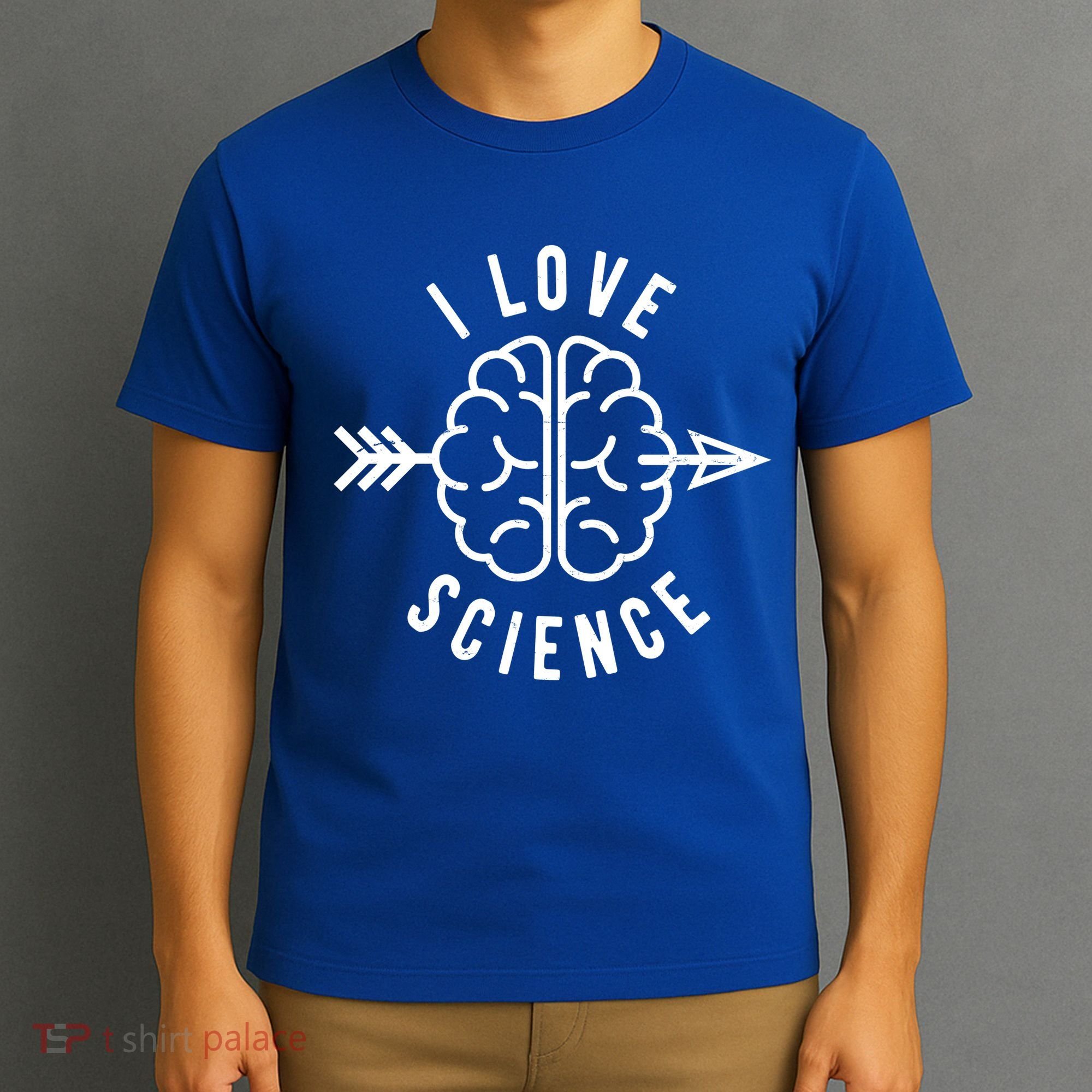 I Love Science Brain T-Shirt