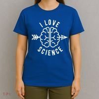 I Love Science Brain T-Shirt thumb 4