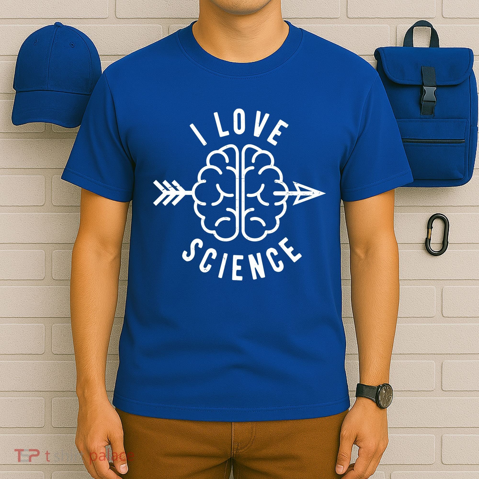 I Love Science Brain T-Shirt