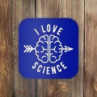 I Love Science Brain Coaster thumb 0