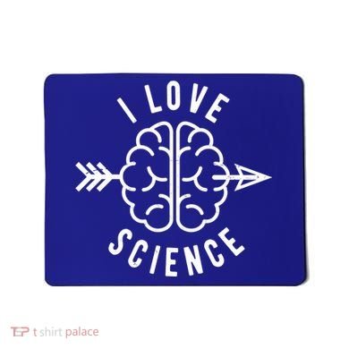 I Love Science Brain Mousepad