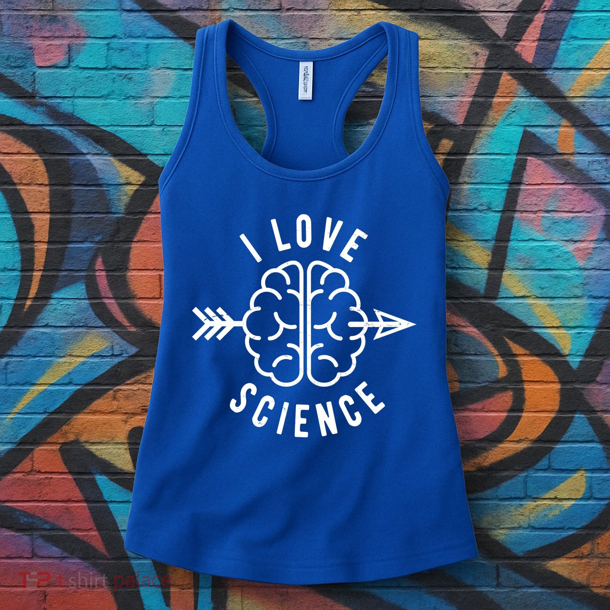 I Love Science Brain Women's Tank Top